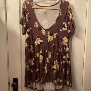 Torrid knit baby doll top